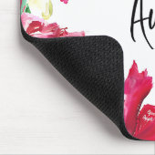 Schöne Geburtsmonat Blume/August Mousepad (Ecke)