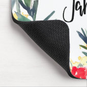 Schöne Geburtsmonate Blume/Januar Mousepad (Ecke)