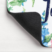 Schöne Geburtsmonate Blume/Juli Mousepad (Ecke)