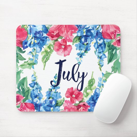 Schöne Geburtsmonate Blume/Juli Mousepad (Mit Mouse)