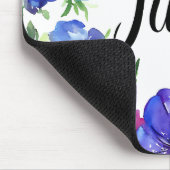 Schöne Geburtsmonate Blume/Juli Mousepad (Ecke)