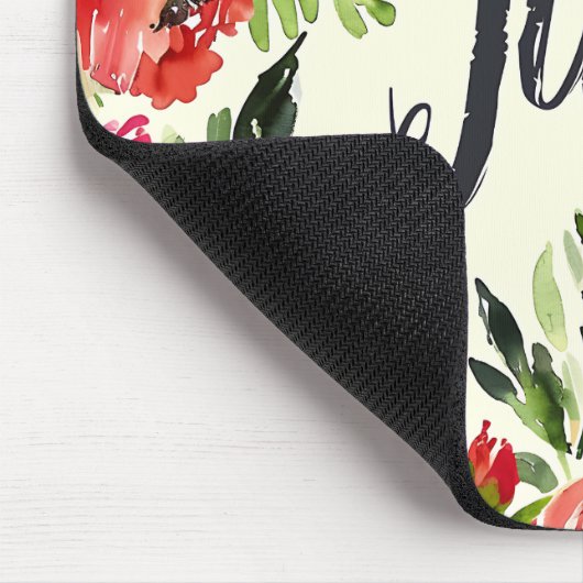 Schöne Geburtsmonate Blume/Juni Mousepad (Ecke)