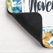 Schöne Geburtsmonate Blume/November Mousepad (Ecke)