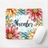 Schöne Geburtsmonate Blume/November Mousepad (Mit Mouse)