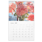 Schöne Geburtstagskalender Blume Kalender (Jan 2027)