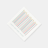 Schöne Geburtstagskandale Serviette (Ecke)