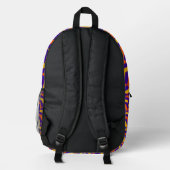 Schöne Geburtstagskarte Bedruckter Rucksack (Rückseite)