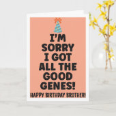 Schöne Geburtstagskarte für Bruder Karte (Gelbe Blume)