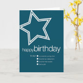 Schöne Geburtstagskarte für den Sohn Karte (Gelbe Blume)