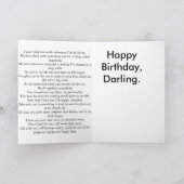 Schöne Geburtstagskarte mit Sonnenaufgang Karte (Innenseite)