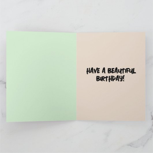 SCHÖNE GEBURTSTAGSKARTEN KARTE (Innenseite)