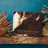 Schöne Gedenkstätte für deutsche Hirten Fotoplatte (Seite)