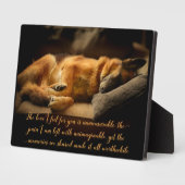 Schöne Gedenkstätte für deutsche Hirten Fotoplatte (Seite)