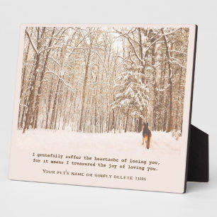 Schöne Gedenkstätte für deutsche Hirten Fotoplatte