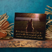 Schöne Gedenkstätte für deutsche Hirten Fotoplatte (Seite)