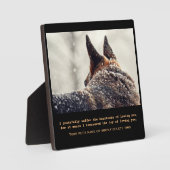 Schöne Gedenkstätte für deutsche Hirten Fotoplatte (Vorderseite)