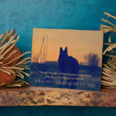 Schöne Gedenkstätte für deutsche Hirten Fotoplatte (Seite)