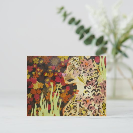 Schöne Gefahr Postkarte (Stehend Vorderseite)