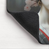 Schöne Geisha-Blume Mousepad (Ecke)