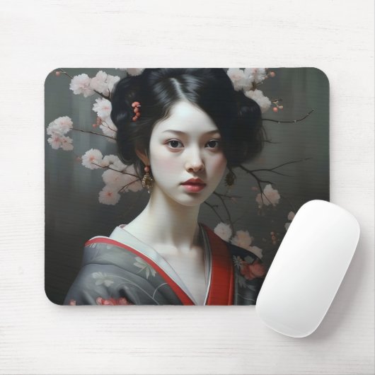 Schöne Geisha-Blume Mousepad (Mit Mouse)