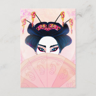 Schöne Geisha-Porträt-Einladung Einladung