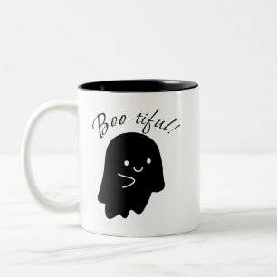 Schöne Geistertasse Zweifarbige Tasse