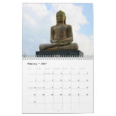 Schöne geistige Buddha-Statue 2015 Kalender (Feb 2027)
