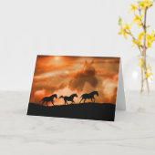 Schöne geistige PferdeBeileids-Karte mit Gedicht Karte (Gelbe Blume)