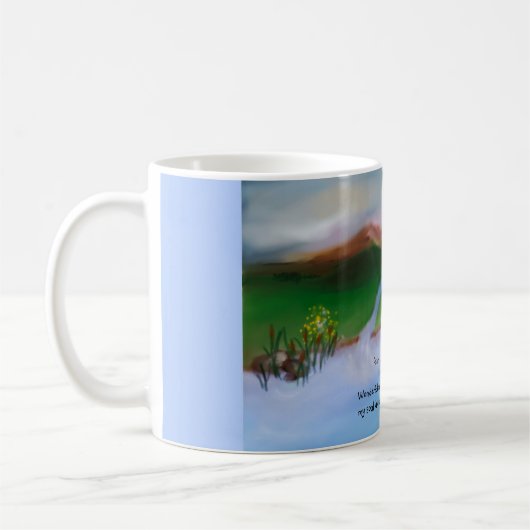 Schöne geistige ursprüngliche entworfene Tasse (Links)