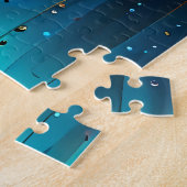 Schöne, gelb und rosa Blütenmeldung Puzzle (Seite)