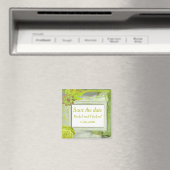 Schöne Gelbblume Save the Date Magnet (In Situ (Geschirrspüler))