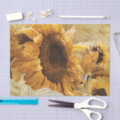 Schöne gelbe Beschaffenheits-riesige Seidenpapier (Handwerk)