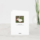 Schöne Gelbe Blume Herzlichen Glückwunsch Karte (Rückseite)