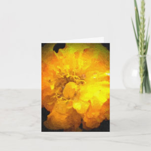 Schöne Gelbe Blume Herzlichen Glückwunsch Karte