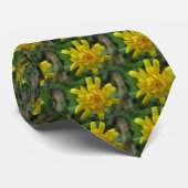 Schöne gelbe Blume, Löwenzahn Krawatte (Gerollt)