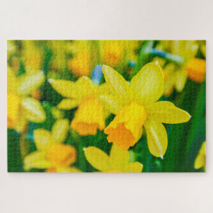 Schöne gelbe Blume Puzzle