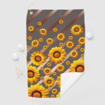 Schöne gelbe Blumen auf grauen, braunen Streifen