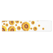 Schöne gelbe Blumen Kurzer Tischläufer (Horizontal)