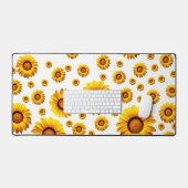 Schöne gelbe Blumen Schreibtischunterlage (Tastatur & Maus)