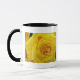 schöne gelbe Blumenfotografie Tasse