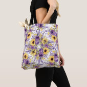 Schöne gelbe Blüte Tasche (Von Nahem)