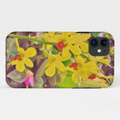 Schöne gelbe Herbstorchideen Case-Mate iPhone Hülle (Rückseite (Horizontal))