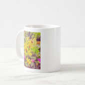 Schöne gelbe Herbstorchideen Kaffeetasse (Vorderseite Links)