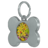 Schöne gelbe Herbstorchideen Tiermarke (Vorderseite rechts)