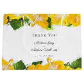 Schöne Gelbe Hibiskus Blume Art danke Große Geschenktüte (Vorderseite)