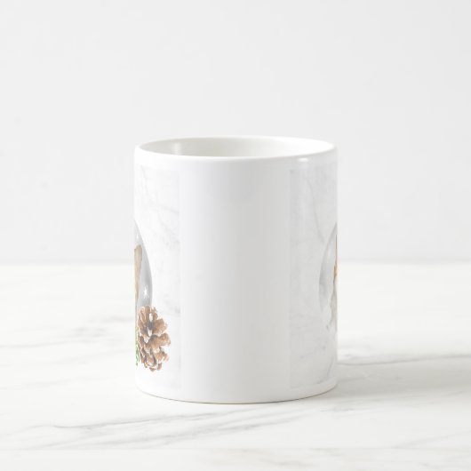 Schöne, gelbe Kätzchen Weihnachtsdekoration Tasse (Mittel)