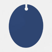 Schöne Gelbe Katze mit blauen Augen - ukraine Ornament Aus Metall (Rückseite)