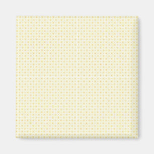 Schöne gelbe Kreise mit weißem Hintergrund Magnet