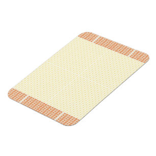 Schöne gelbe Kreise mit weißem Hintergrund Magnet