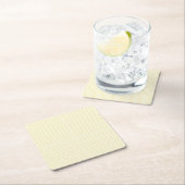 Schöne gelbe Kreise mit weißem Hintergrund Rechteckiger Pappuntersetzer (Vor Ort)